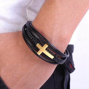 Faith Steel Cross armband - Limited Edition