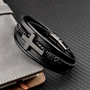 Faith Steel Cross armband - Limited Edition